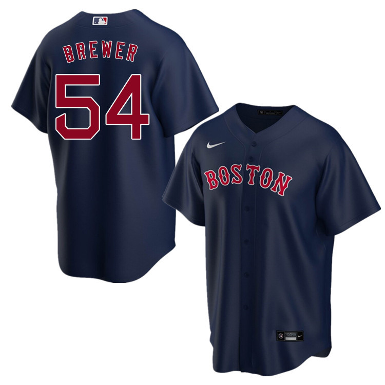 Nike Men #54 Colten Brewer Boston Red Sox Baseball Jerseys Sale-Navy